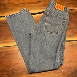 Levi's Men's Straight Fit Blue Jeans